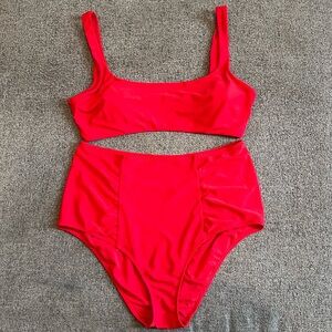 Aerie Bikini with High Waisted Bottom